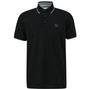s.Oliver Poloshirt voor heren, 9999 zwart, S