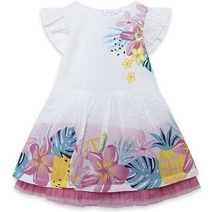Tuc Tuc Tahiti jurk, wit, 6 m voor baby's