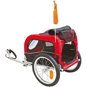 Croci Cargofiets - fietskar en hondenwandelwagen - praktische ruime en comfortabele fietshondendrager - 116 cm lang voor honden met een gewicht tot 20 kg