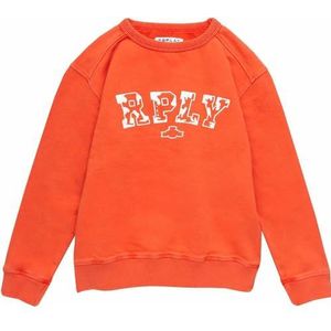 Replay Sb2053 sweatshirt voor jongens, casual, 052 Power Orange, 8 Jaar