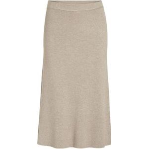 Vila Vrouwelijke midirok gebreid, Natural Melange, XS