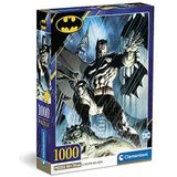 Clementoni - Batman puzzel Batman 1000 stukjes voor volwassenen, superheldenpuzzel, made in Italy, meerkleurig, 39714