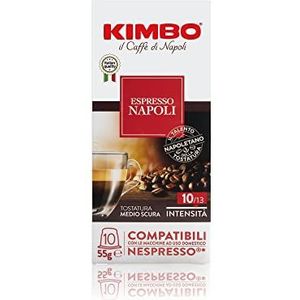 Kimbo Koffiecups voor Nespresso Machines - Napoli 10 x 10 Cups (100 Cups)