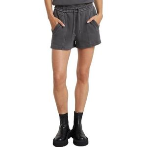 Overdyed - Raw Edge Shorts - Zwart - Dames - Katoen