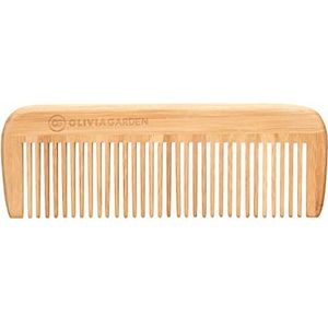 Olivia Garden Bamboo Touch Comb – Eco-Verantwoorde Bamboe Kam voor Dik Haar