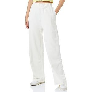 KARL LAGERFELD Dames Kl Lounge Broek met Wijde Pijpen, Gebroken wit, XS