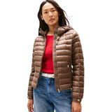 Tommy Hilfiger Puffer Jacket voor dames, Bruin (Hot Coco), XXS
