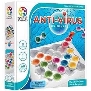 SmartGames Anti-Virus Original - Uitdagend denkspel met 60 opdrachten voor jong en oud