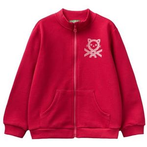 United Colors of Benetton Jumpsuit voor meisjes en meisjes, Rood Magenta 2E8, 2 jaar