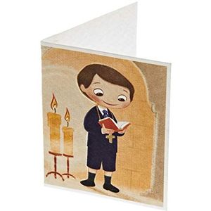 Mopec X0815 Communion Book Card Boy Shorts 100 Eenheden, Karton, Meerkleurig, 6,5 x 4 cm,
