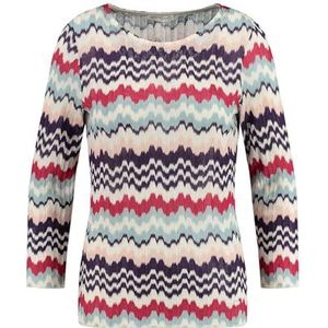 KEY LARGO Dames Longsleeves WLS Cassandra Round, lichtblauw (1216), XS