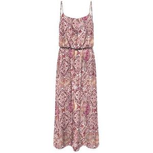 Onlnova Life Vis Strap Maxi Dress AOP, Ibis Rose, 40