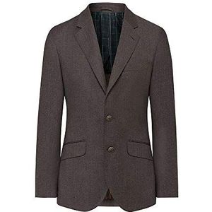 Hackett London Performance Flannel Ep Kostuumjas voor heren, bruin (Light Brown 868), 44 (Fabrikant Maat:44/Regular)