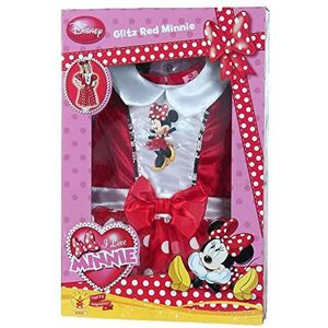 Rubie s it620282-m - Minnie kostuum, in container, rood, maat M