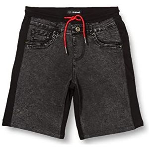 Desigual Denim_Aguila Shorts voor jongens, Zwart, 9-10 Jaren