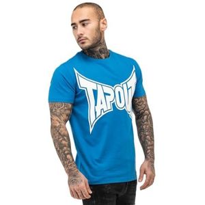 Tapout T-shirt met logo voor heren, koningsblauw/wit, XL