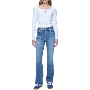 LTB Jeans Jonna 500 damesjeans in blauw High Rise gemaakt van katoenmix, maat 29, 36, blauw, 29W / 36L