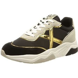 Munich Unisex Wave 89 Low-Top Sneakers, zwart, 10 UK, Zwart, 44 EU