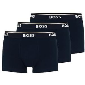 BOSS Heren 3-pack Power Cotton Stretch onderbroeken Boxershorts, Peacock Blue, XX-Large, Peacock Blue, XXL