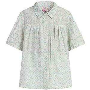 Scabbo Meisjes (Kids) blouse met korte mouwen 82933795, turquoise, 128, turquoise, 128 cm