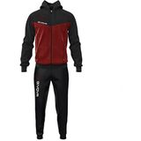 Tuta visa melange con cappuccio polarfleece