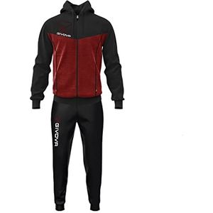givova Tuta Visa Melange sportset met polarfleece