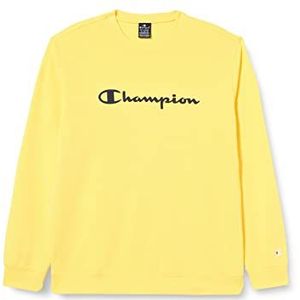 Champion Legacy American Classics Heavy Powerblend Terry Logo Crewneck sweatshirt, geel, XS voor heren