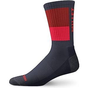 MILLET Seneca Mid Socks herensokken, Rood, 37 EU