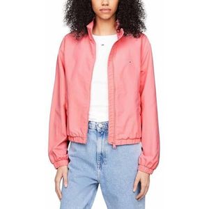 Tommy Jeans Dames Tjw Essential Jacket Windbreakers, Roze gekieteld, XXS