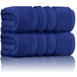 GC GAVENO CAVAILIA Badlakens Handdoeken | 550 g/m² extra grote badsleepset | Wasbare en waterabsorberende badhanddoeken | Egyptisch katoenen badlaken, elektrisch blauw