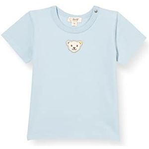 Steiff Uniseks baby korte mouwen GOTS T-shirt, Celestial Blue, 62 cm