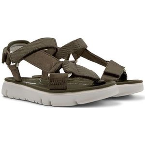 Sandalen - Effen - Textiel - Velcro Sluiting - Platte Hak
