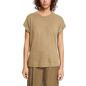ESPRIT T-shirt voor dames, 350/kaki green., XL