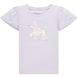 TOM TAILOR Meisjes T-shirt 1035170, 21733 - Light Lavender, 92-98