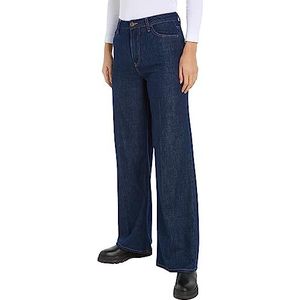 Tommy Hilfiger Hw Rue Denim Broek met Wijde Pijpen, Rue, 24W / 28L