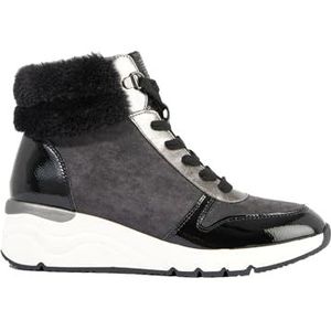 Joe Browns Dames Cosy Faux Fur Trim Trainer Laarzen Enkel, Grijs, 5 UK, Grijs, 38 EU