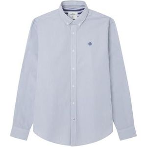 Springfield Herenhemd, donkerblauw, XS