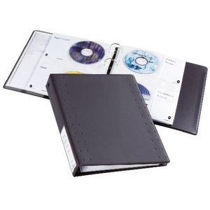 Durable 522758 CD/DVD ringmap voor 40 CD's, 1 stuk, antraciet