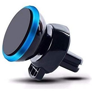 Set auto voor iPhone 11 smartphone (metalen ring + magnetische autohouder) universeel (blauw)