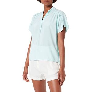 Q/S designed by Damesblouse met korte mouwen, Oceaangroen, 44
