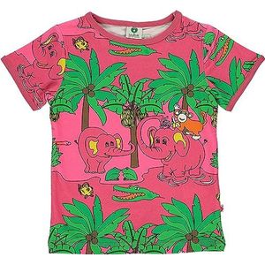 T-shirt met jungle, roze, 7-8 Jaar