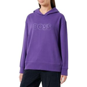 BOSS Sweatshirt voor dames, Open Purple551, L