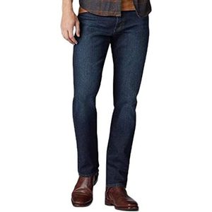 Lee Big & Tall Performance Series Extreme Motion Straight Fit Tapered Leg Jeans voor heren, Achtertule, 58W x 34L