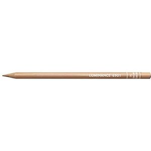 Caran d'Ache Luminance Colour Pencil Artist kleurpotloden potlood / 3 stuks/Pack - Kleur: 741 Dark Flesh 5% (6901.741)