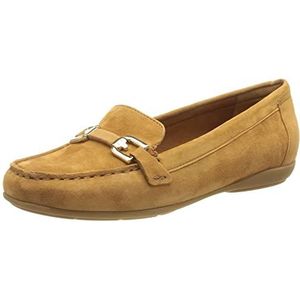 Geox D Annytah Moc Moccasin voor dames, camel, 37 EU