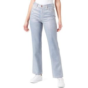 profectlen-US Vrouwen Wild West Jeans, White, W31 / L34, wit, 31W x 34L