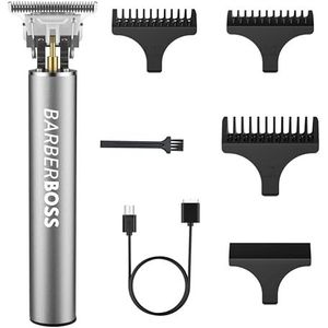 BarberBoss - Tondeuse à barbe et à cheveux - Draadloos - Rechargeable - Voor mannen