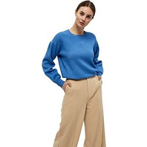 Minus Dames Lupi Knit Pullover Sweater, Palace Blue, L