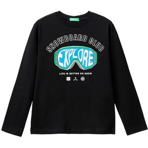 United Colors of Benetton t-shirt m/l, Zwart, 160