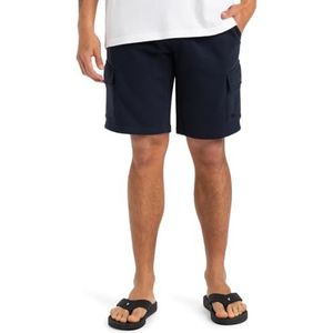 Quiksilver - Denim Cargo Jogger - Heren Broek - Zwart - Katoen